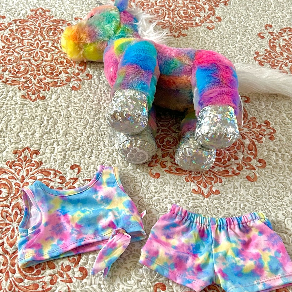 Build-a-Bear Rainbow Unicorn - Picture 5 of 15